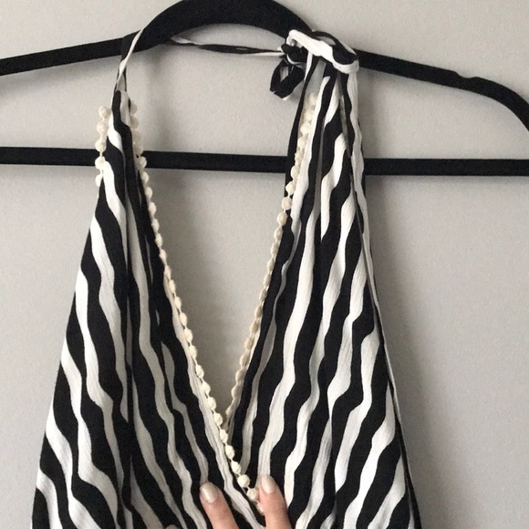 Figleaf black&white striped ROMPER - Picture 2 of 7